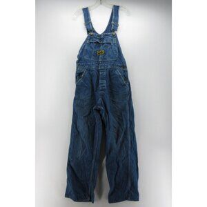 VINTAGE Washington Dee Cee Overalls 32 Sanforized Carpenter Bib 70s *